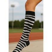 Stödstrumpor Zebra randig sport