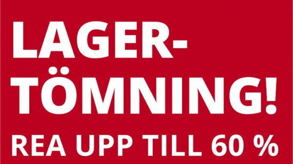 Stor lagertömning - 2026-09-27