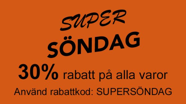 SUPERSÖNDAG! 2026-03-22