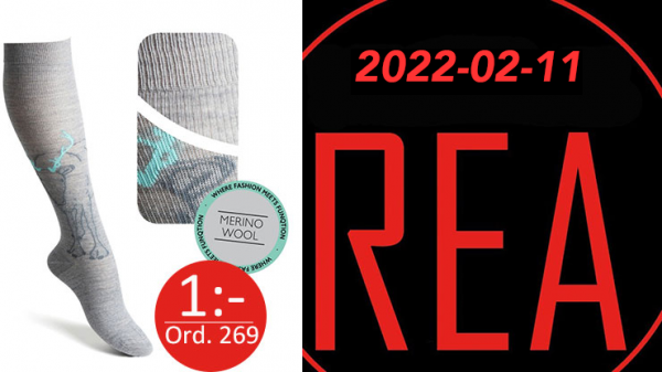 Stödstrumpor i ull - 1kr